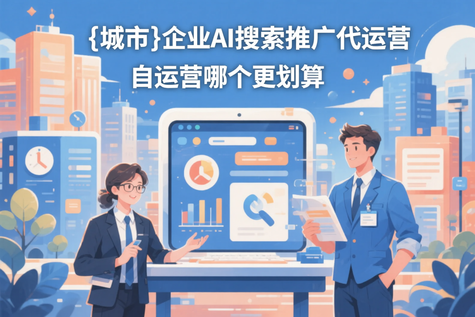 白城企业AI搜索推广代运营和自运营哪个更划算