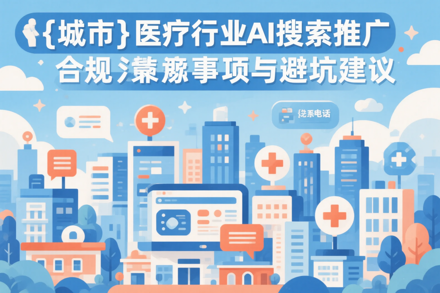 白城医疗行业AI搜索推广合规注意事项与避坑建议