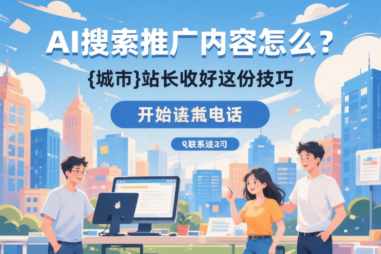 AI搜索推广内容怎么写？白城站长收好这份技巧