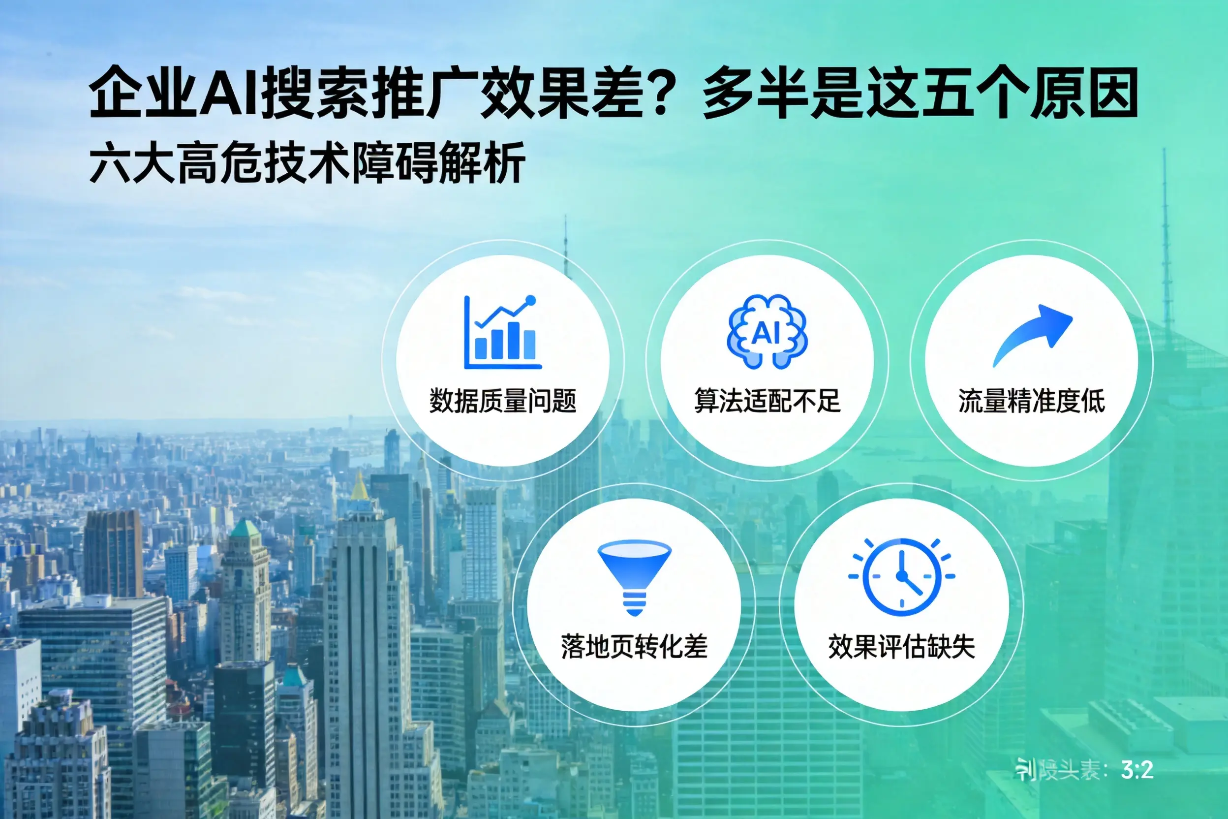 白城企业AI搜索推广效果差?多半是这五个原因