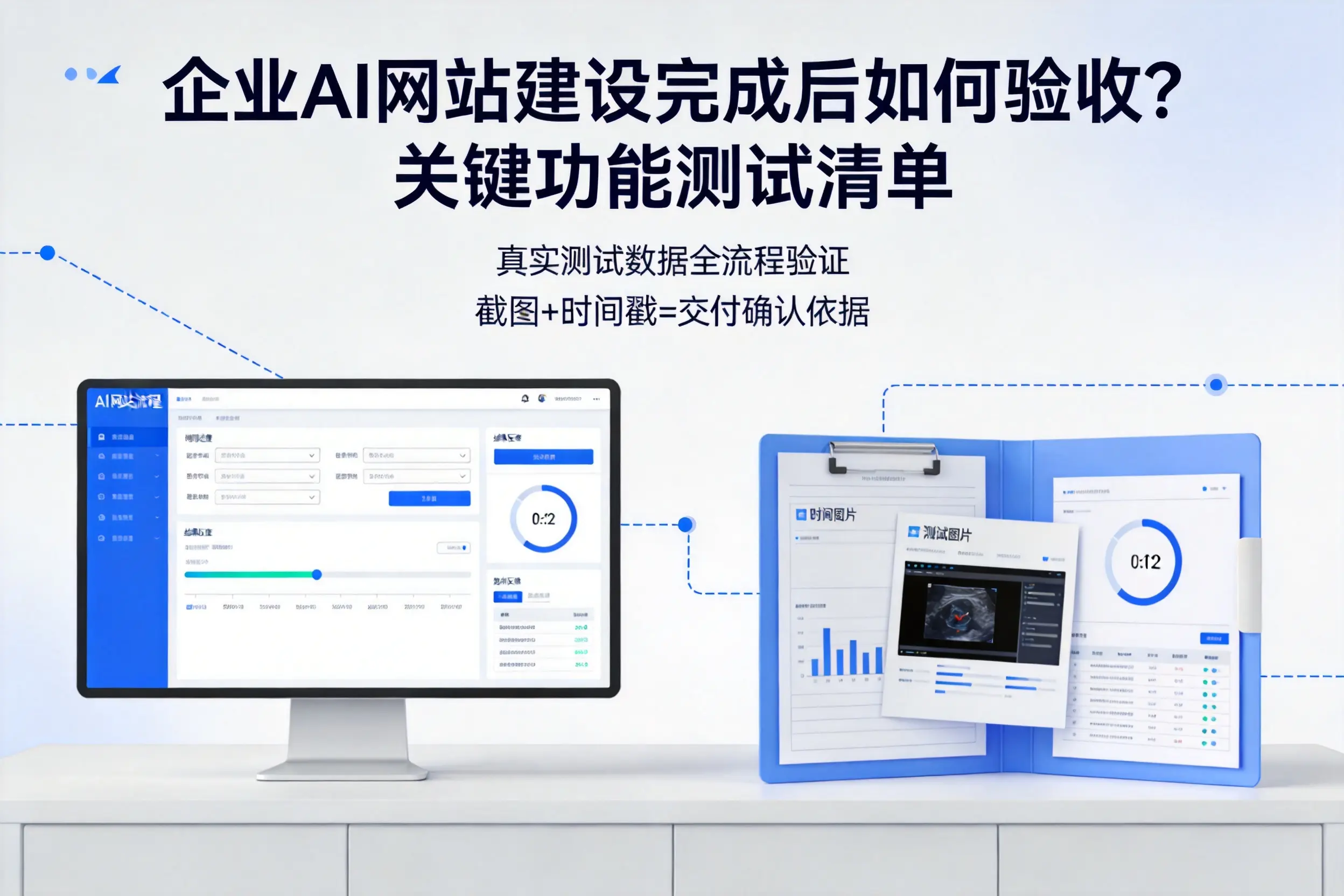 白城企业AI网站建设完成后如何验收？关键功能测试清单