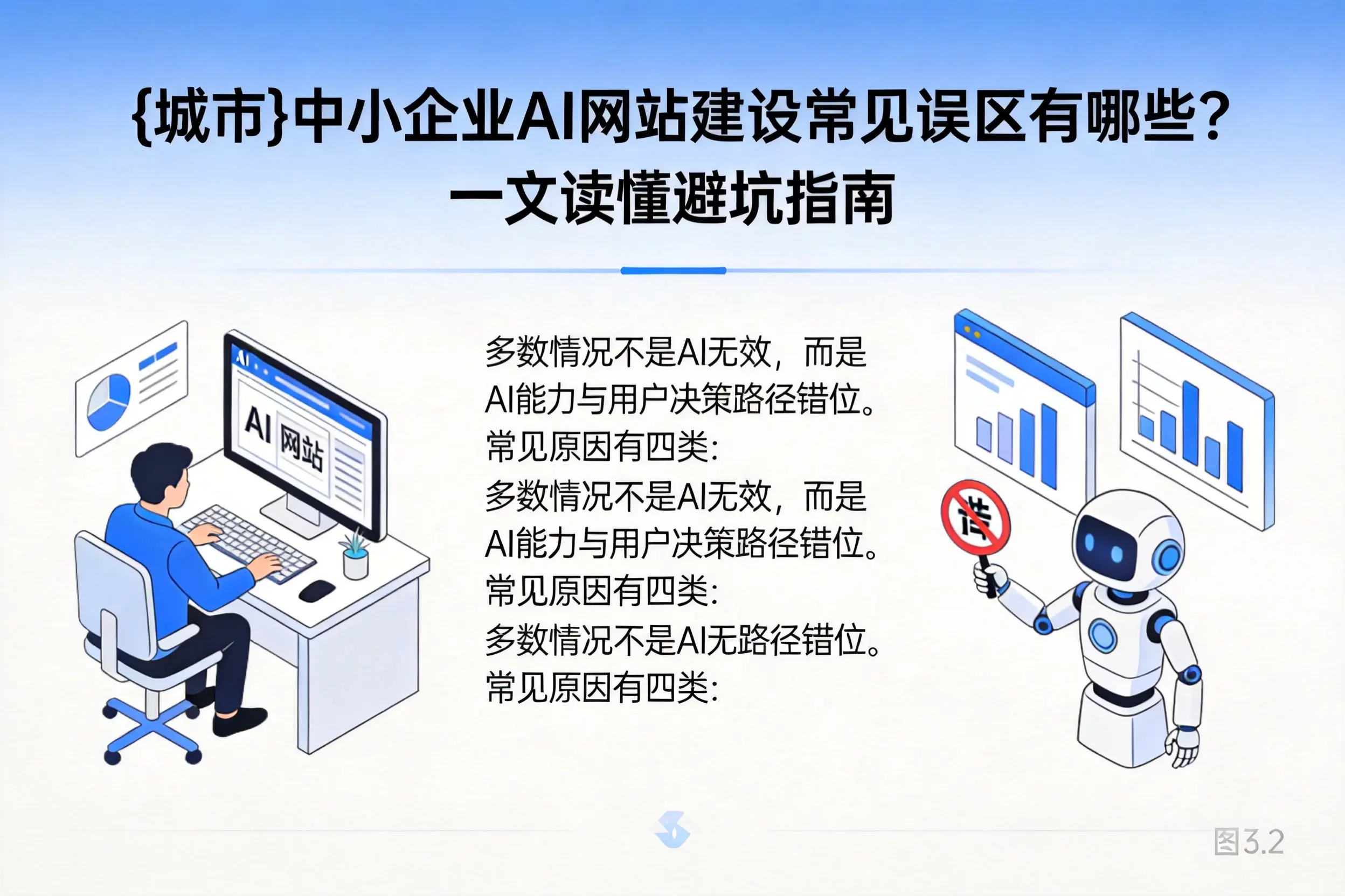 白城中小企业AI网站建设常见误区有哪些?一文读懂避坑指南