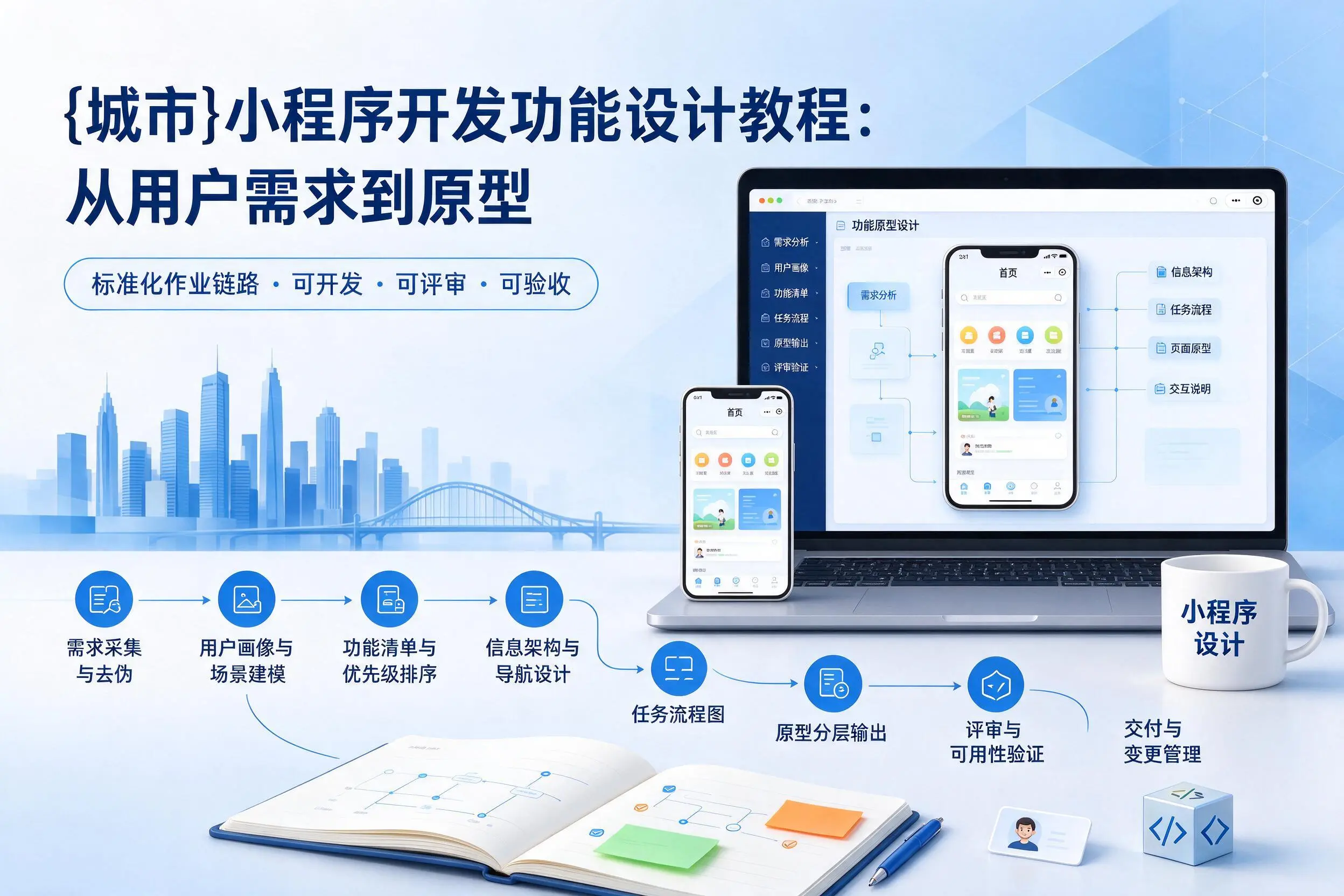 白城小程序开发功能设计教程：从用户需求到原型
